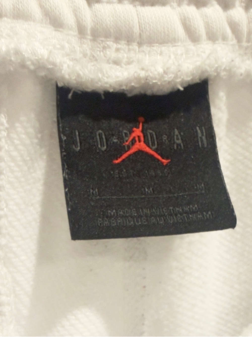 🤍 Nike Jordan White Jogger Sweatpants - Picture 7 of 9